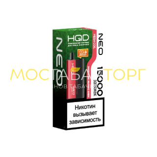 HQD NEO 15000 Apple-kiwi energy drink / Энергетик яблоко-киви