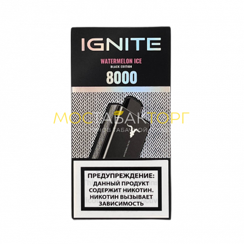 Электронная сигарета IGNITE V80 8000 затяжек Арбузный лёд