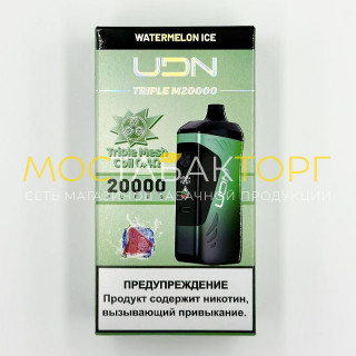 Электронная сигарета UDN TRIPLE M 20000 затяжек - Watermelon Ice (Арбузный Лёд)