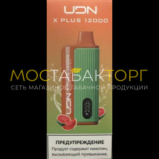 Электронная сигарета UDN X Plus 12000 Арбузная Жвачка