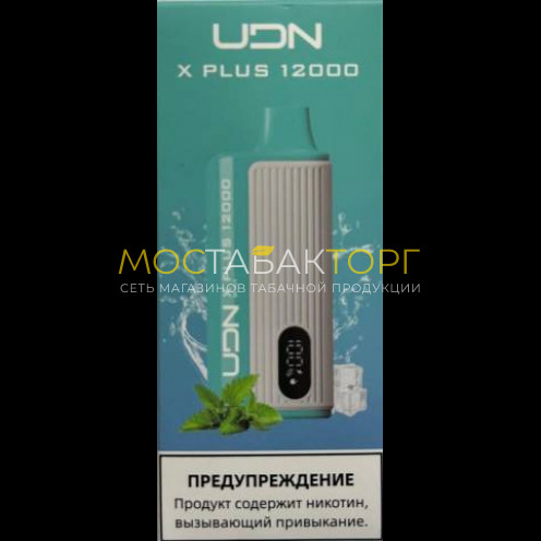 Электронная сигарета UDN X Plus 12000 Мята