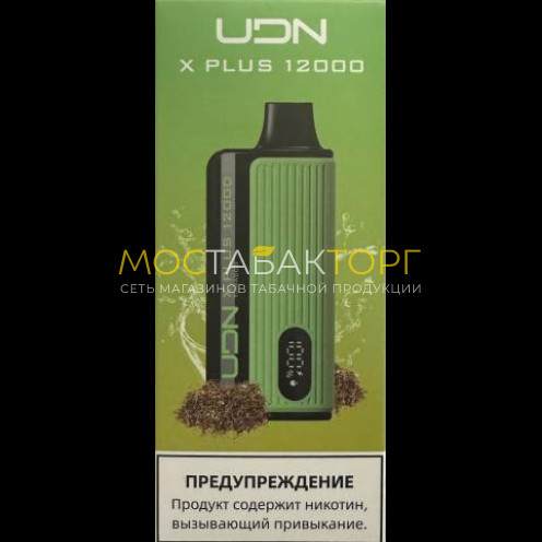 Электронная сигарета UDN X Plus 12000 Табак