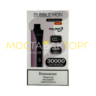 BUBBLE MON BOOSTER DUBLE 30000 Красный персик личи 2%