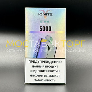 Электронная сигарета IGNITE (5000) V50 Icy Mint