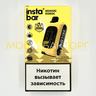 Электронная сигарета INSTABAR WT 10000 by PLONQ Ананас кокос