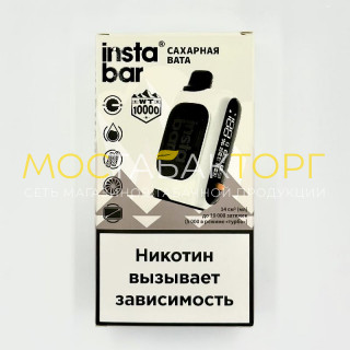 Электронная сигарета INSTABAR WT 10000 by PLONQ Сахарная вата