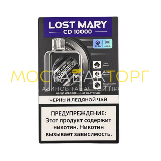 Картридж Lost Mary CD 10000 затяжек - Black Ice Tea (Черный Ледяной Чай)