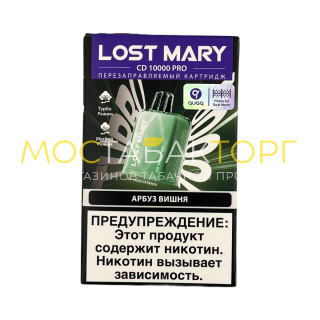 Картридж LOST MARY PRO CD 10000 Арбуз вишня 2%