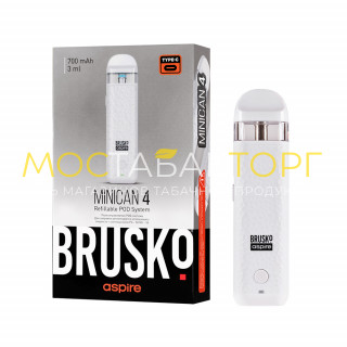 Электронная сигарета Brusko Minican 4, 700мАч, Белый