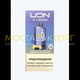 Электронная сигарета UDN BAR X 13000 Голубая Малина Лимон