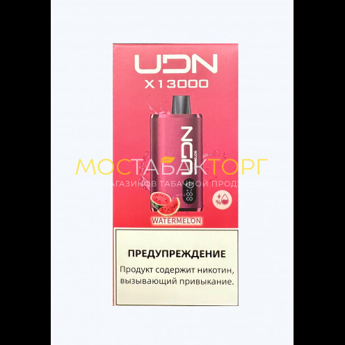 Электронная сигарета UDN BAR X 13000 Арбуз