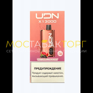 Электронная сигарета UDN BAR X 13000 Арбуз Ягоды