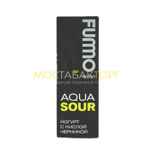 Жидкость FUMMO AQUA SOUR Йогурт С Кислой Черникой 20mg 30ml