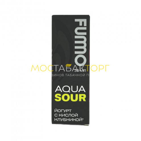 Жидкость FUMMO AQUA SOUR Йогурт С Кислой Клубникой 20mg 30ml