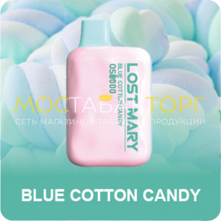 Электронная сигарета LOST MARY OS4000 Blue Cotton Candy (Черничная Сахарная Вата)