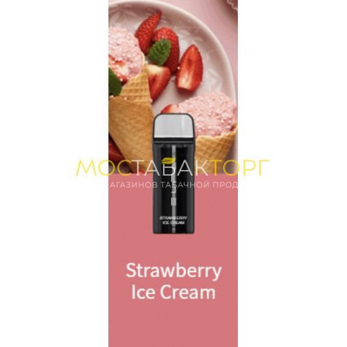Картридж Elf Bar Elfa Strawberry Ice Cream (Ельф Бар Эльфа Клубничное Мороженое) 2 шт