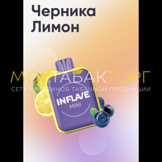 Электронная сигарета Inflave Mini 1000 затяжек Черника Лимон