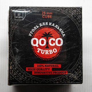 Уголь кокосовый QOCO TURBO 27 куб.