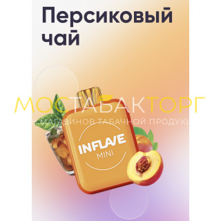 Электронная сигарета Inflave Mini 1000 затяжек Персиковый Чай