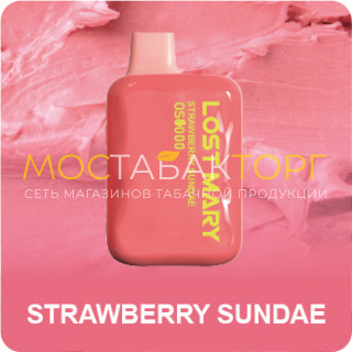 Электронная сигарета LOST MARY OS4000 Strawberry Sundae (Мороженое с Клубничным Джемом)