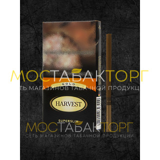 Сигареты Харвест Голд Супер Слим (Harvest Gold Superslim)