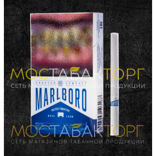 Сигареты Мальборо Крафтед Компакт (Bond Street Compact Blue)