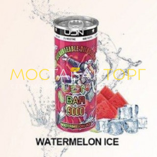 Электронная сигарета UDN BAR 9000 Watermelon Ice (УДН Бар Арбуз)