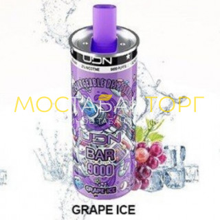 Электронная сигарета UDN BAR 9000 Grape Ice (УДН Бар Виноград)