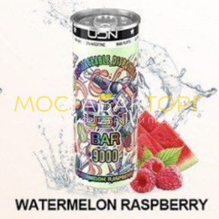 Электронная сигарета UDN BAR 9000 Watermelon Raspberry (УДН Бар Арбуз Малина)