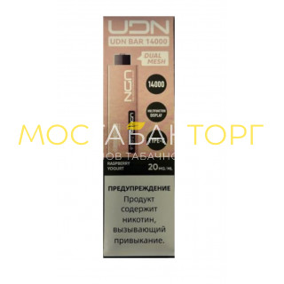 Электронная сигарета UDN BAR 14000 Малиновый Йогурт