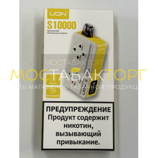Электронная сигарета UDN BAR S 10000 Banana Coconut (УДН Бар Банан Кокос)