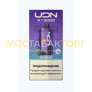 Электронная сигарета UDN BAR X 13000 Мятный виноград