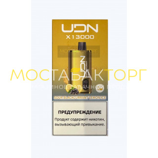 Электронная сигарета UDN BAR X 13000 Кислая Смородина с Лимоном