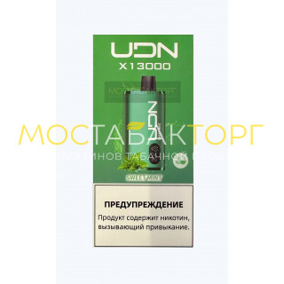 Электронная сигарета UDN BAR X 13000 Сладкая мята