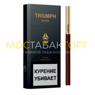 Сигареты Триумф Блек Слим (Triumph Black Slims 6.2/100)