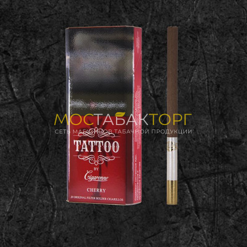 Сигареты Tattoo by Cigaronne Super Slims Cherry (Сигарон Супер Слим Вишня)