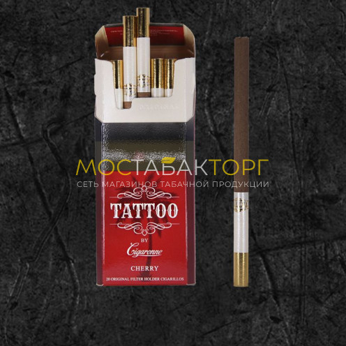 Сигареты Tattoo by Cigaronne Super Slims Cherry (Сигарон Супер Слим Вишня)