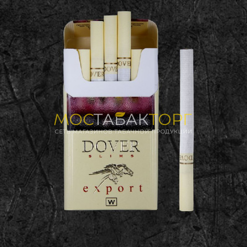 Сигареты Довер Белый Экспорт Слим (Dover White Export Slims)