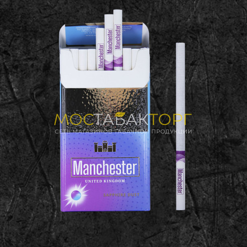 Сигареты Manchester Saphire Dust Super Slims