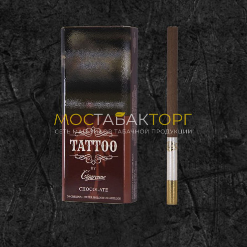Сигареты Tattoo by Cigaronne Super Slims Chocolate (Сигарон Супер Слим Шоколад)