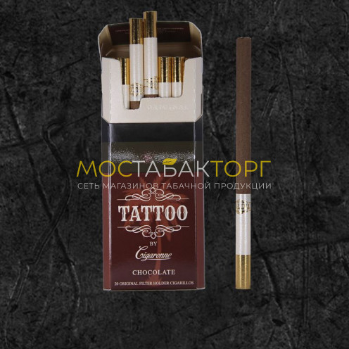 Сигареты Tattoo by Cigaronne Super Slims Chocolate (Сигарон Супер Слим Шоколад)